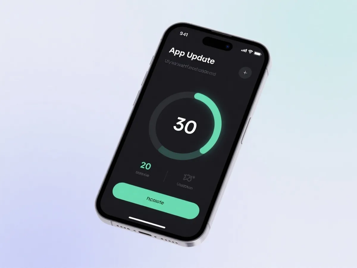 APP版本更新与安装维护示意图