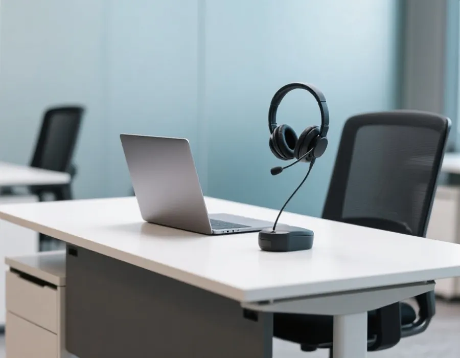 客服与支持办公场景示意图